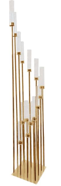 Gold 16-Arm Taper Candle Holder