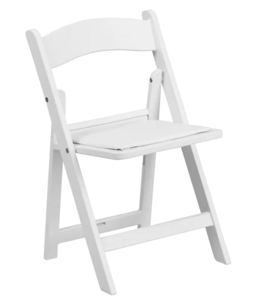 Folding White Garden Resin Chair - Child