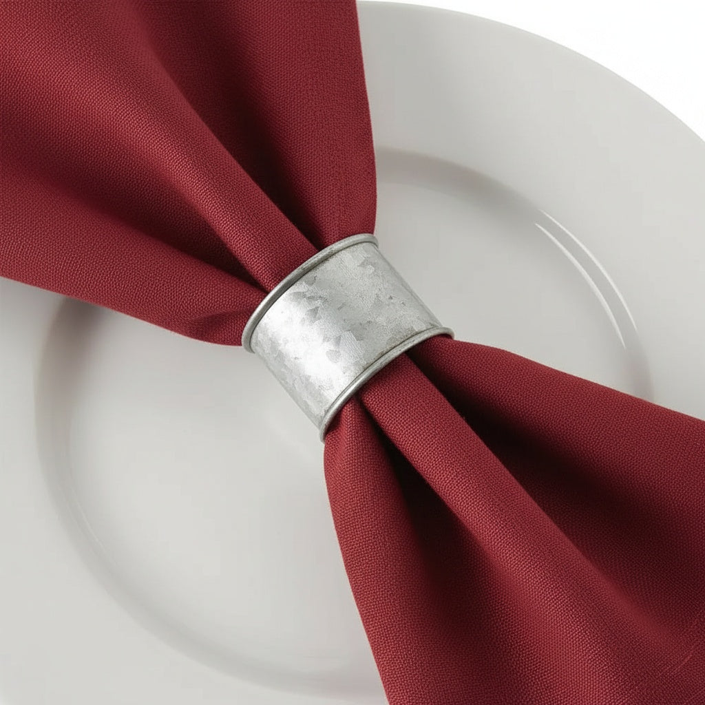 Galvanized Napkin Ring