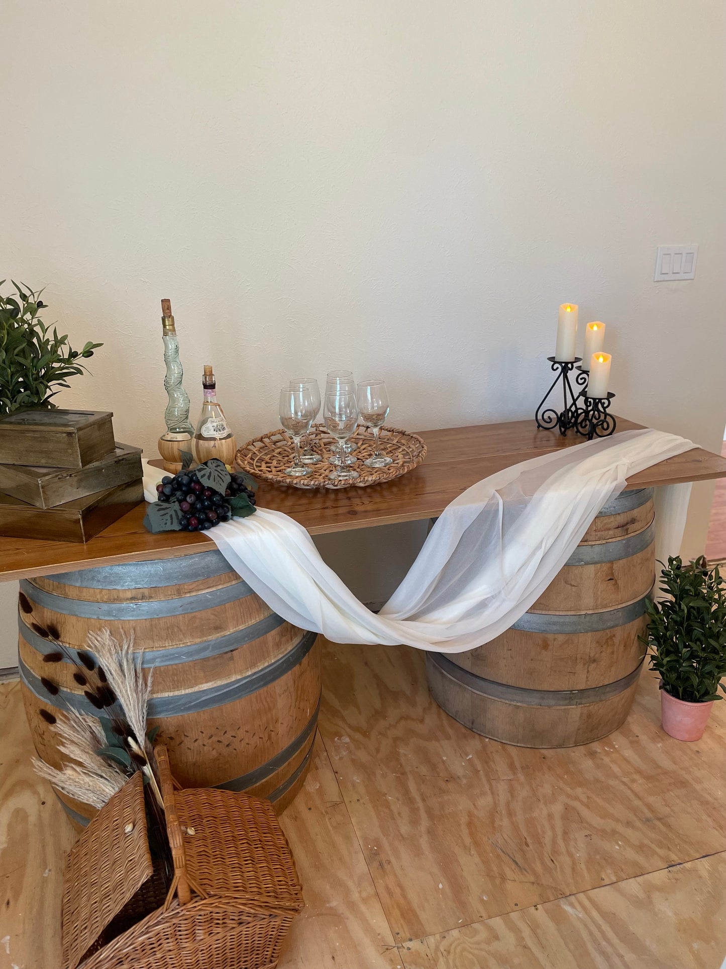Wine Barrel Bar