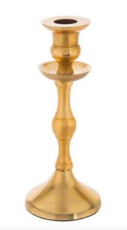 Gold Metal Candle Holder - Large