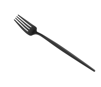 Matte Black Dinner Fork