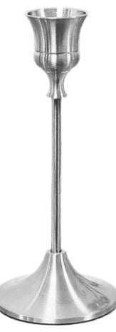 Silver Taper Candlestick