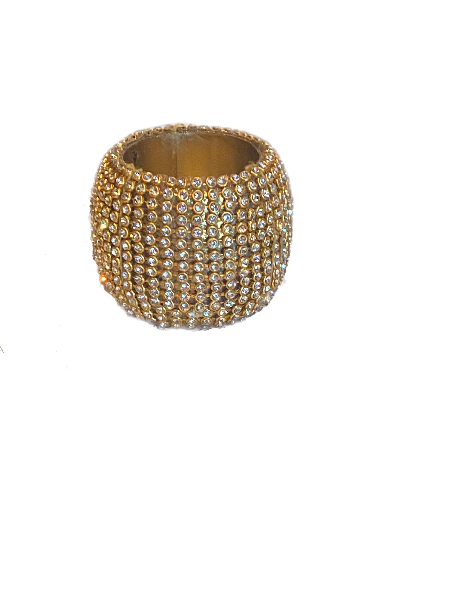 Gold Rhinestone Napkin Ring