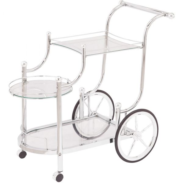 Chrome Serving Cart