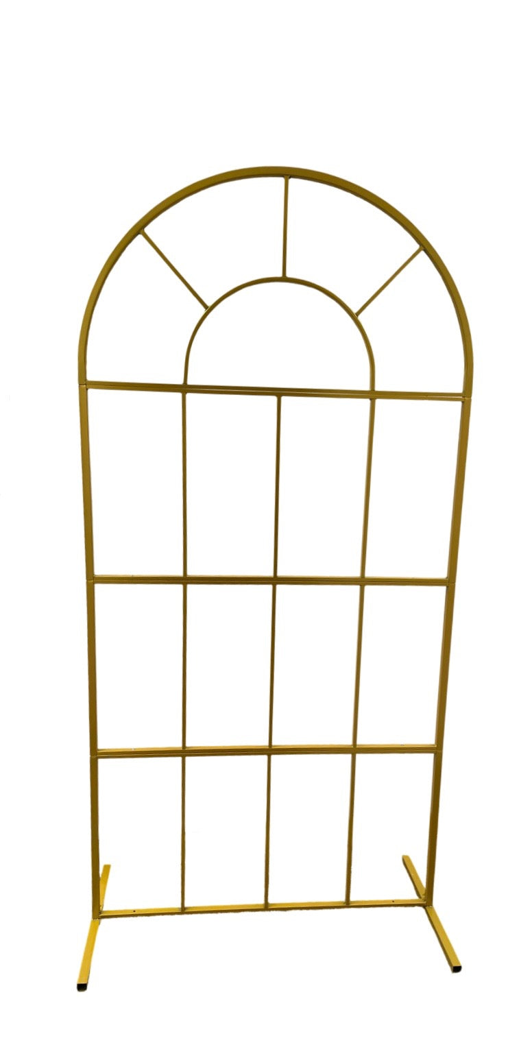 Gold Iron Wedding Arch/Backdrop