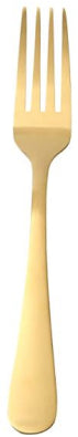 Matte Gold Dinner Fork