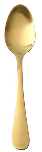 Matte Gold Soup Spoon