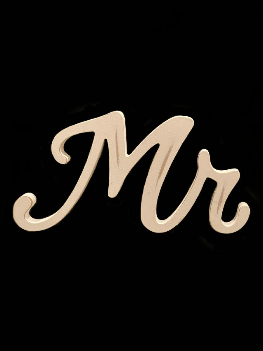 “Mr” Table Piece