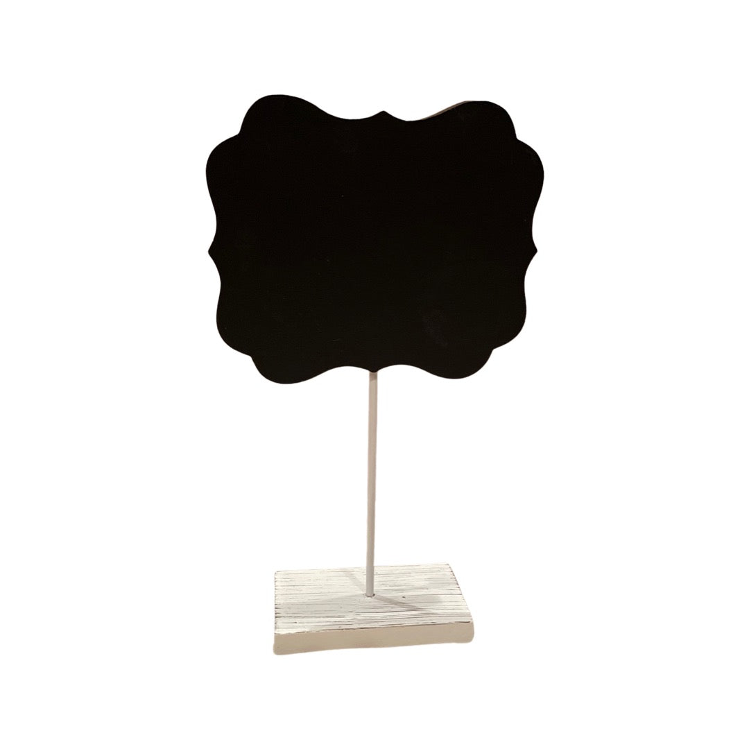 Quatrefoil Chalkboard Signage (Customizable)