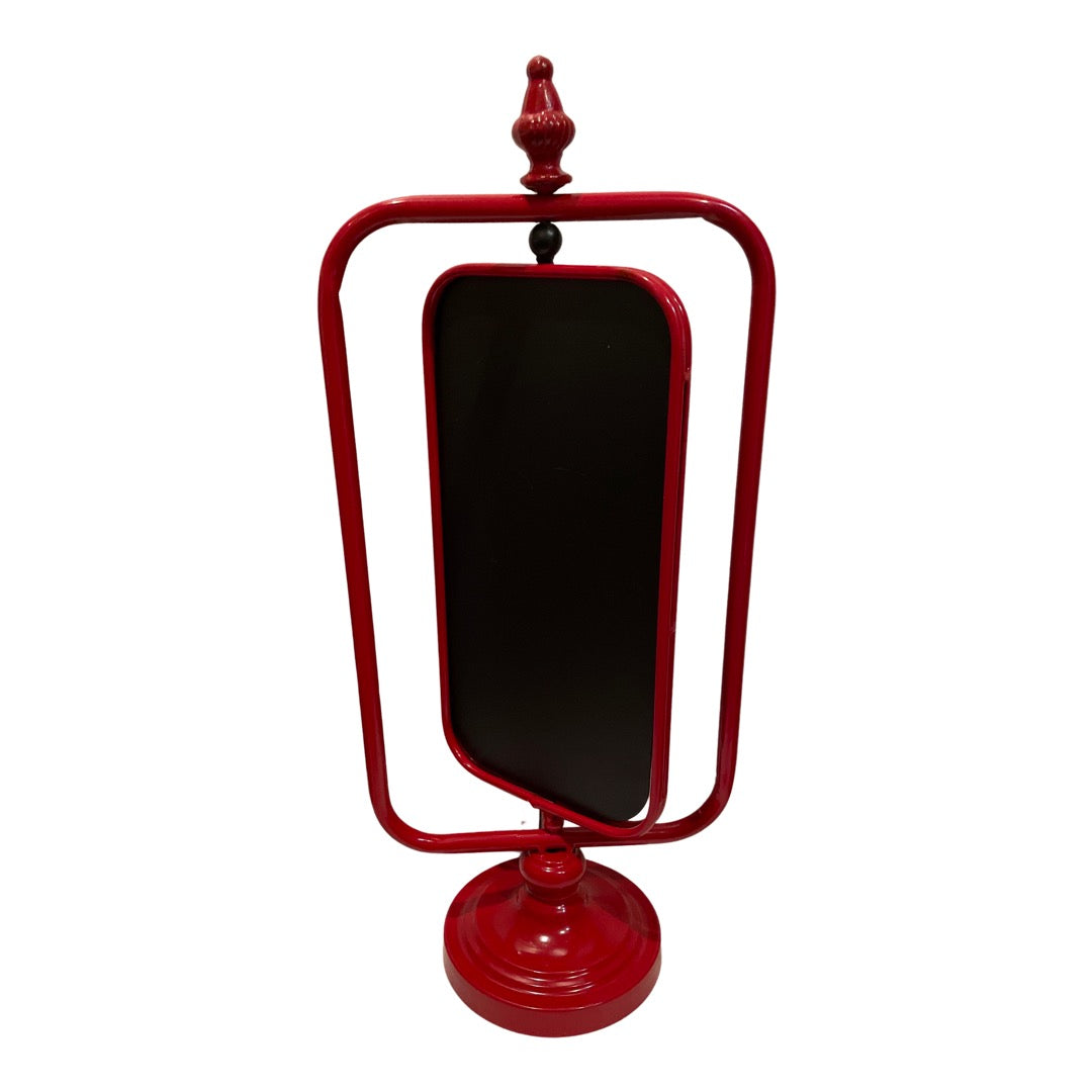 Red Swivel Chalk Board (Customizable)