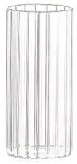 Ribbed Glass Cylinder 2.5" x 6"