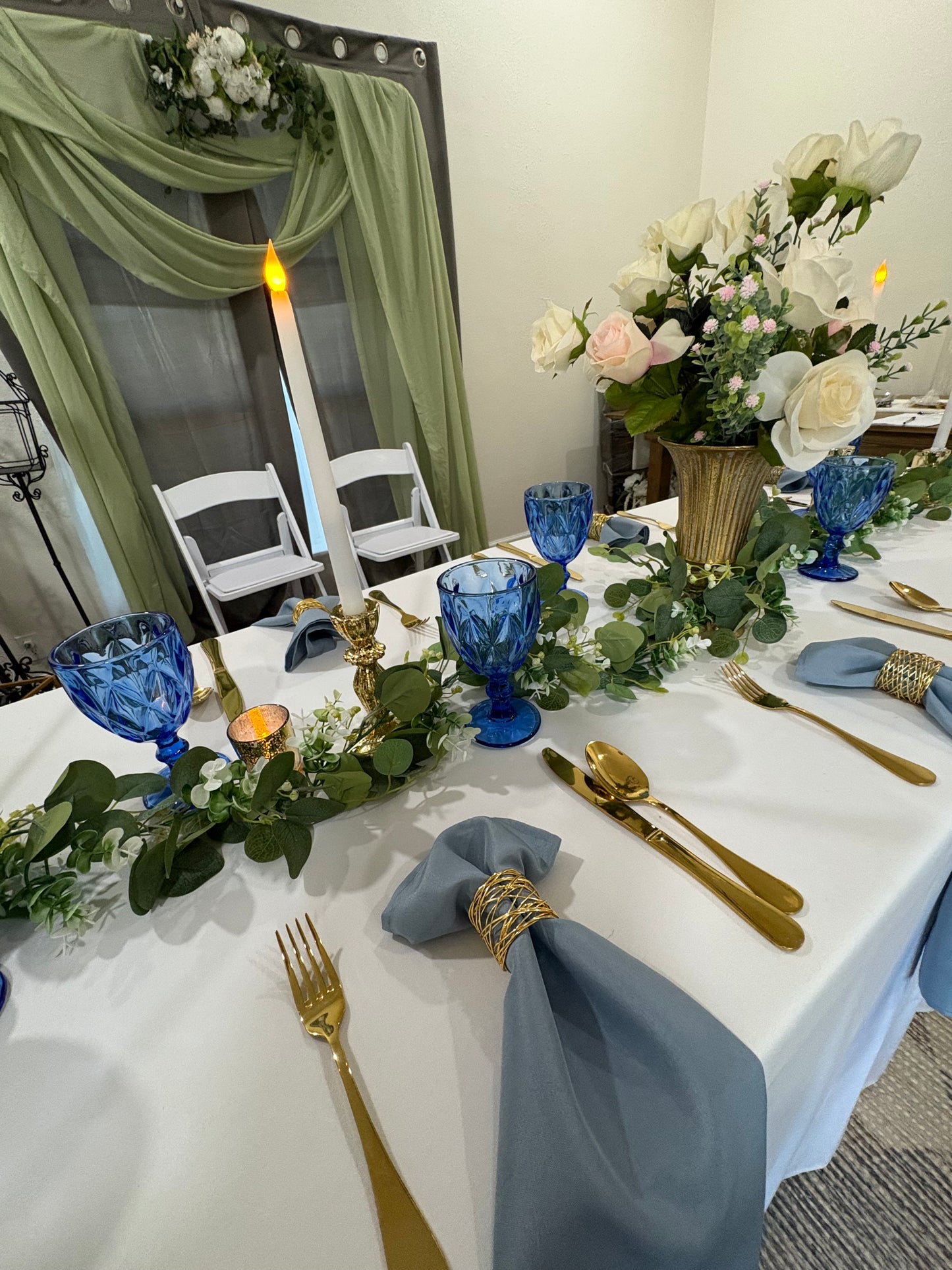 Blue & Gold Bliss