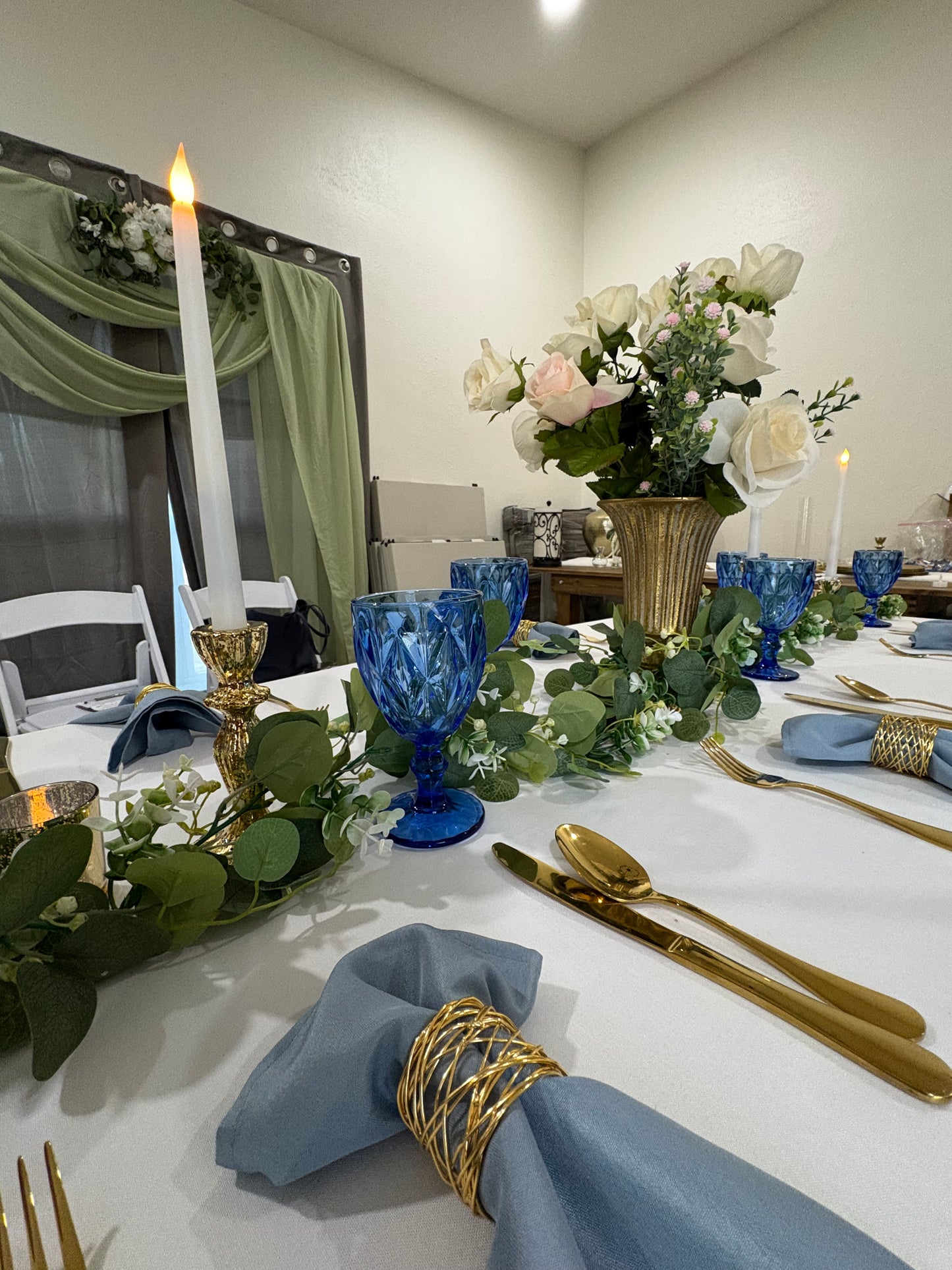 Blue & Gold Bliss