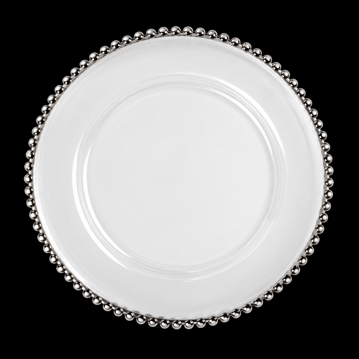 Silver Hobnail Charger