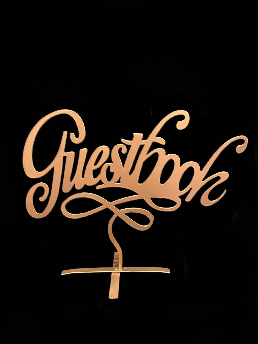 “Guestbook” Table Sign