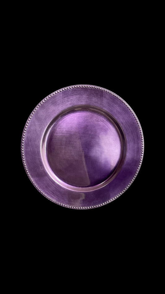 Purple Acrylic  Charger