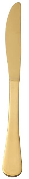 Matte Gold Dinner Knife