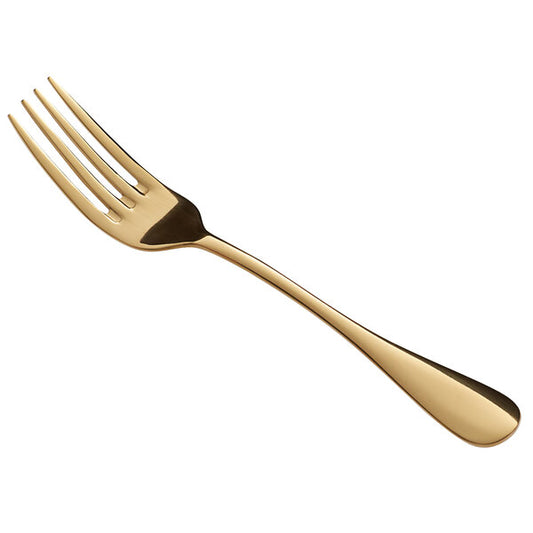 Mirrored Gold Salad Fork