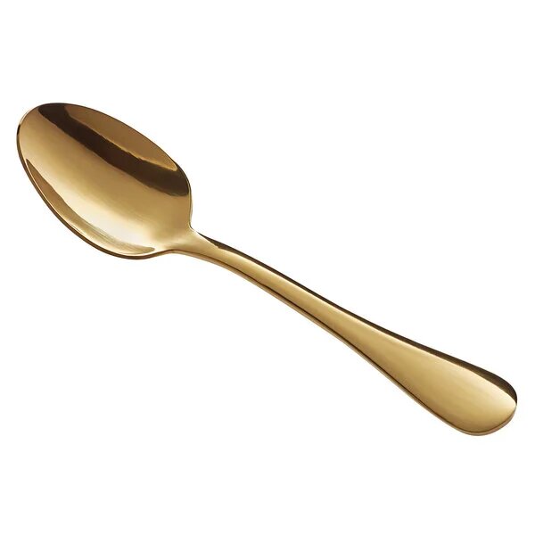 Mirrored Gold Tea Spoon
