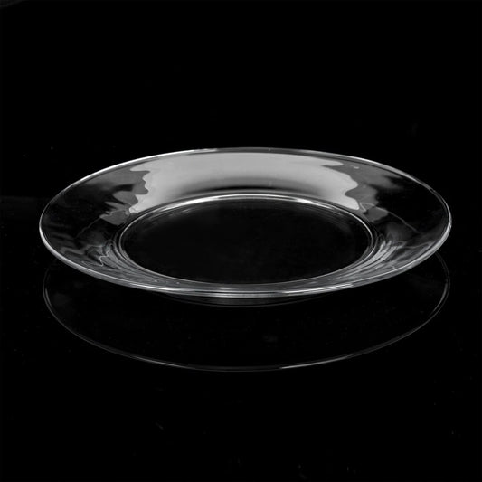 10.5" Clear Glass Dinner Plate